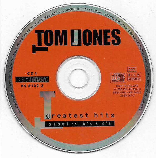 Tom Jones : Greatest Hits - Singles A's & B's (2xCD, Comp, RE + Box)