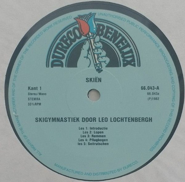 Leo Lochtenbergh : Skiën - Skigymnastiek Door Leo Lochtenbergh (LP, Album, Gat)
