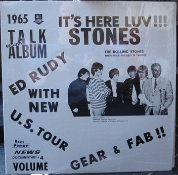 The Rolling Stones : It's Here Luv!!! Ed Rudy New U.S. Tour (LP, Mono, Unofficial, Spl)