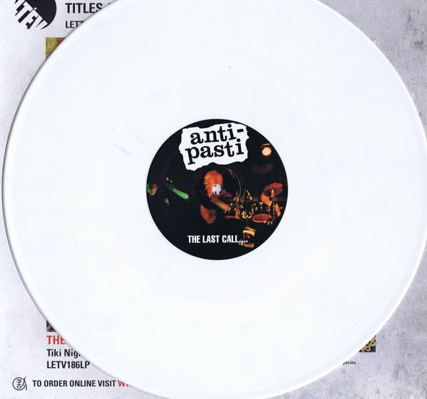 Anti-Pasti : The Last Call.... (2xLP, Album, Comp, Ltd, RE, Whi)