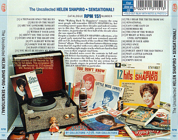 Helen Shapiro : The Uncollected Helen Shapiro - Sensational (CD, Comp)