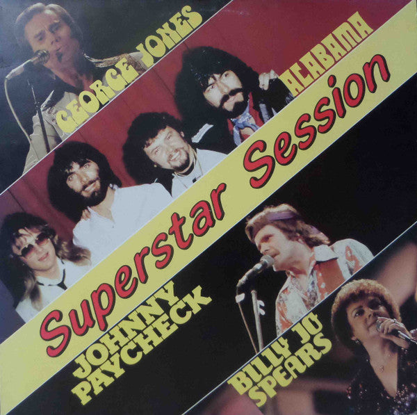 Johnny Paycheck / Alabama / Billie Jo Spears / George Jones (2) : Superstar Session (LP, Comp)