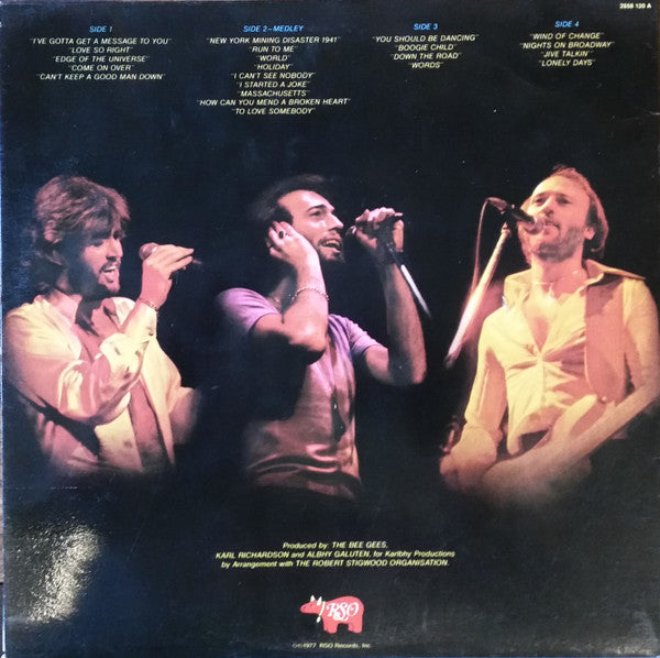 Bee Gees : Here At Last... Bee Gees... Live (2xLP, Album, Gat)
