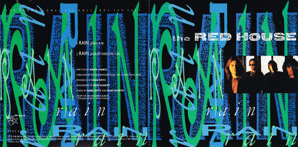 The Red House : Rain (CD, Single, Promo)