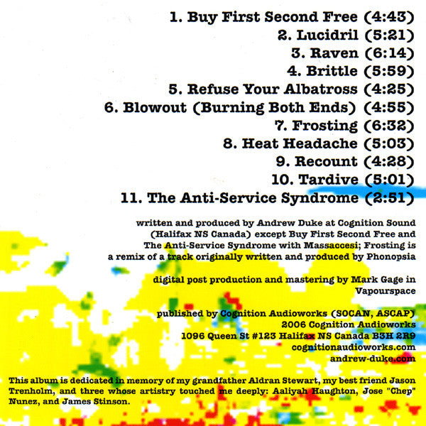 Andrew Duke : Consumer Vs. User (CD, Album)