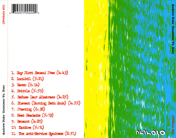 Andrew Duke : Consumer Vs. User (CD, Album)
