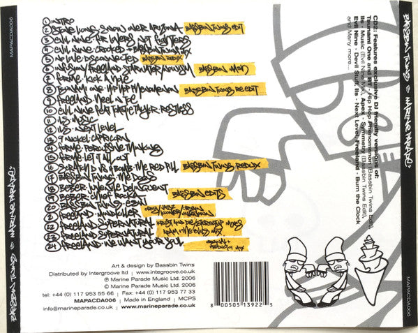 Bassbin Twins : Bassbin Twins vs. Marine Parade (CD, Comp, Mixed + CD, Comp)