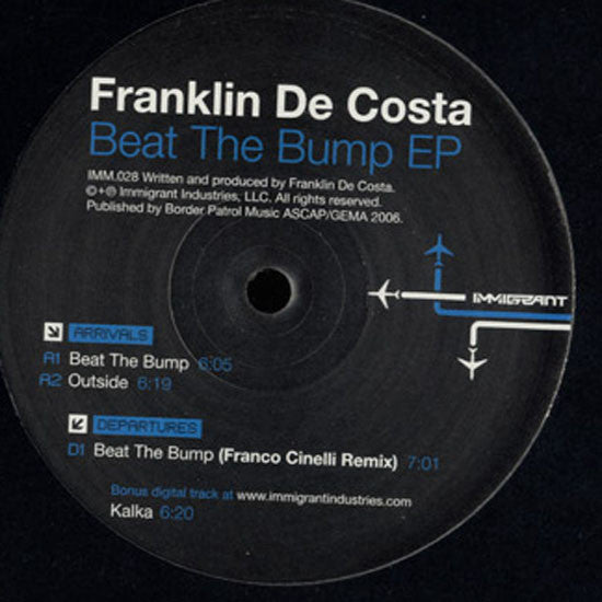 Franklin De Costa : Beat The Bump EP (12", EP)