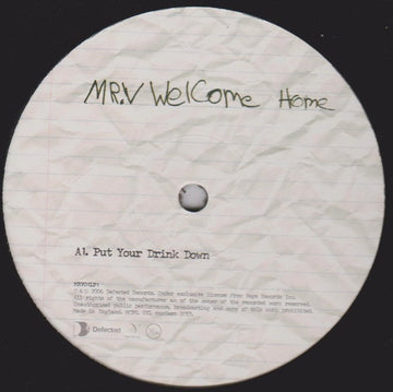 Mr. V (4) : Welcome Home (Part One) (2x12", Album)