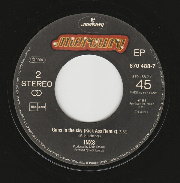 INXS : Never Tear Us Apart (7", Single)