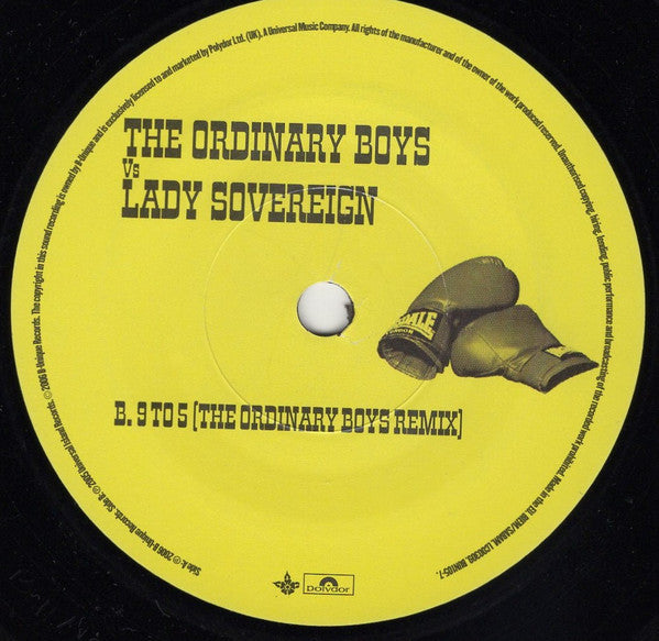 The Ordinary Boys Vs Lady Sovereign : Nine2Five (The Re-Match) (7", Single)