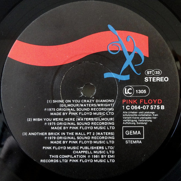 Pink Floyd : A Collection Of Great Dance Songs (LP, Comp, Hol)