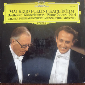 Maurizio Pollini · Karl Böhm, Beethoven* – Wiener Philharmoniker = Vienna Philharmonic* : Klavierkonzert = Piano Concerto No.4 (LP)