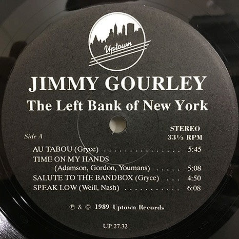 Jimmy Gourley : The Left Bank Of New York (LP, Album)