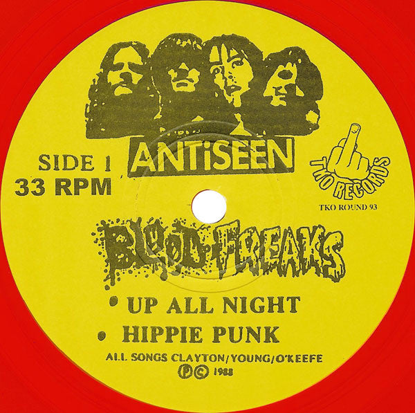 Antiseen : Blood Of Freaks (7", RE, RM, Red)