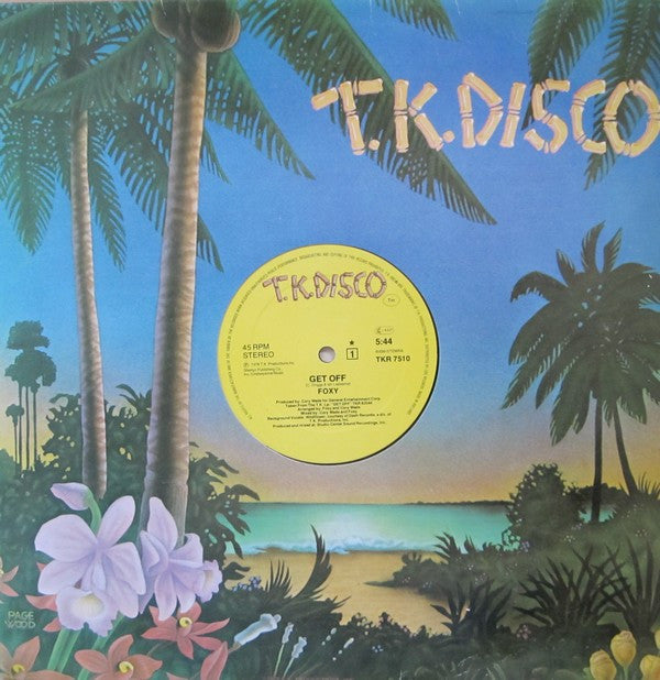 Foxy : Get Off / Tena's Song (12")