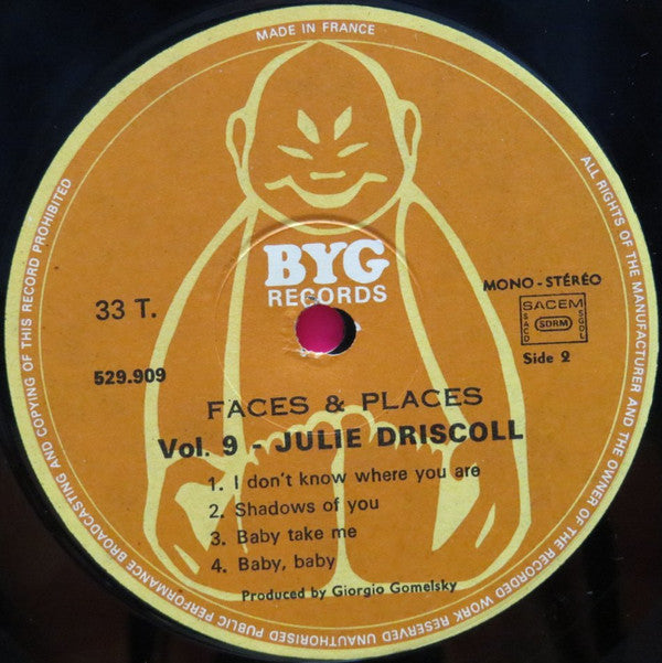 Julie Driscoll : Faces And Places Vol. 9 (LP, Comp)