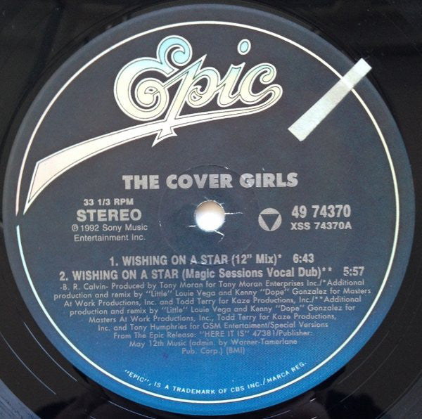 The Cover Girls : Wishing On A Star (12")