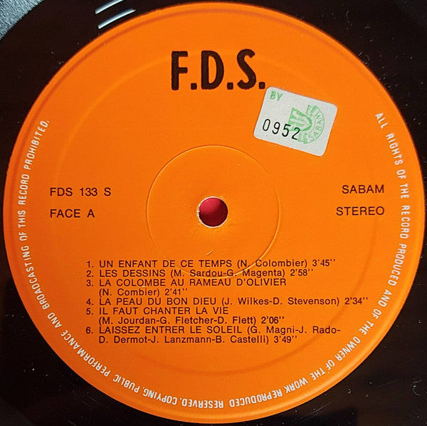 Les Fils Du Soleil (2) : Les Fils Du Soleil (LP, Album, Gat)