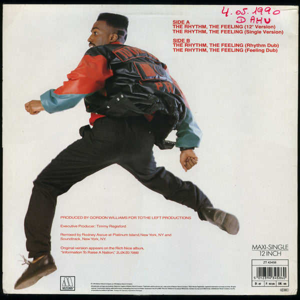 Rich Nice : The Rhythm, The Feeling (12", Maxi)