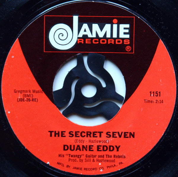 Duane Eddy And The Rebels : Shazam! / The Secret Seven (7")