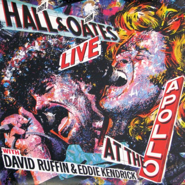 Daryl Hall & John Oates With David Ruffin & Eddie Kendrick* : Live At The Apollo (LP, Album)