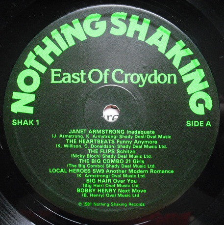 Various : East Of Croydon (LP, Comp)