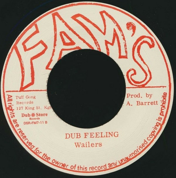 The Wailers :  Trouble Dub / Dub Feeling (7", RP)