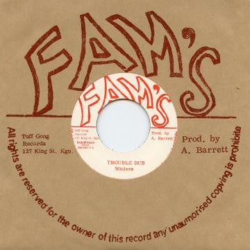 The Wailers :  Trouble Dub / Dub Feeling (7", RP)