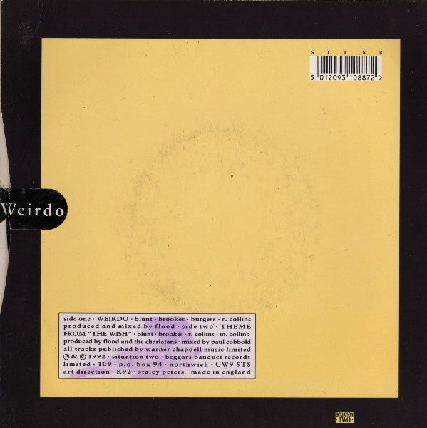 The Charlatans : Weirdo (7", Single)