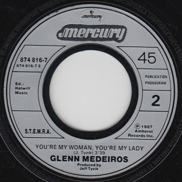 Glenn Medeiros And The Jets : Under Any Moon - Extrait De La Bande Originale Du Film "Karate Kid III" (7", Single)