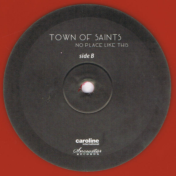 Town Of Saints : No Place Like This (LP, Album, Red)