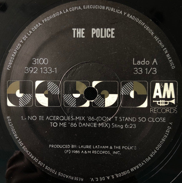 The Police : Don't Stand So Close To Me '86 (12", Single)