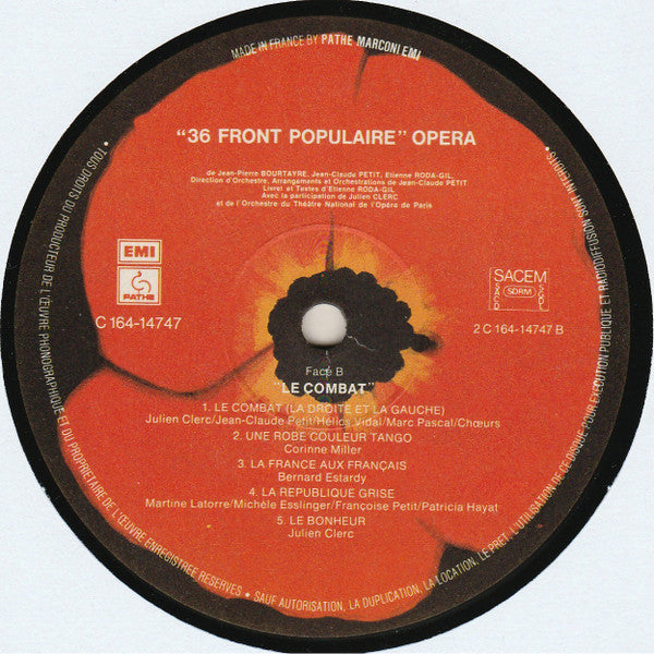 36 Front Populaire / Julien Clerc : Front Populaire 36 (2xLP, Album, Gat)