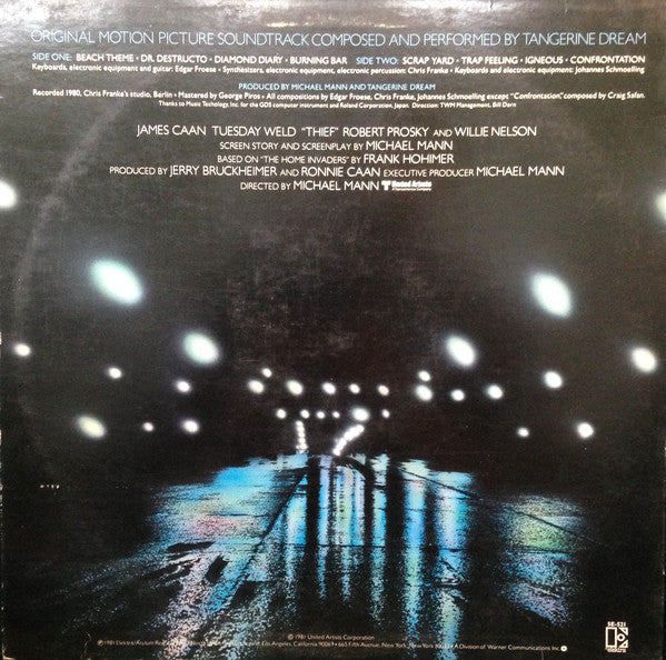 Tangerine Dream : Thief (LP, Album, AR)