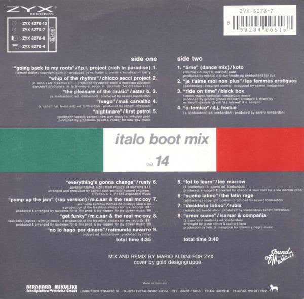 Various : Italo Boot Mix Vol. 14 (7", Mixed)