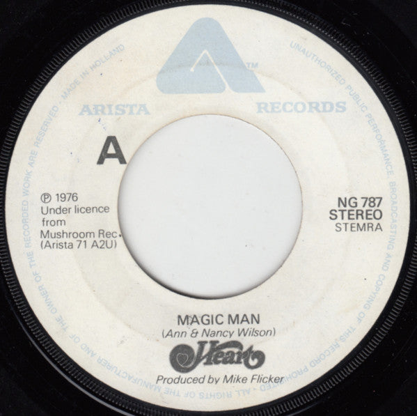Heart : Magic Man (7", Single)