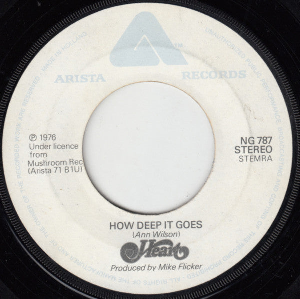 Heart : Magic Man (7", Single)