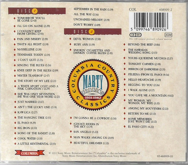 Marty Robbins : The Essential Marty Robbins 1951-1982 (2xCD, Comp, Mono)