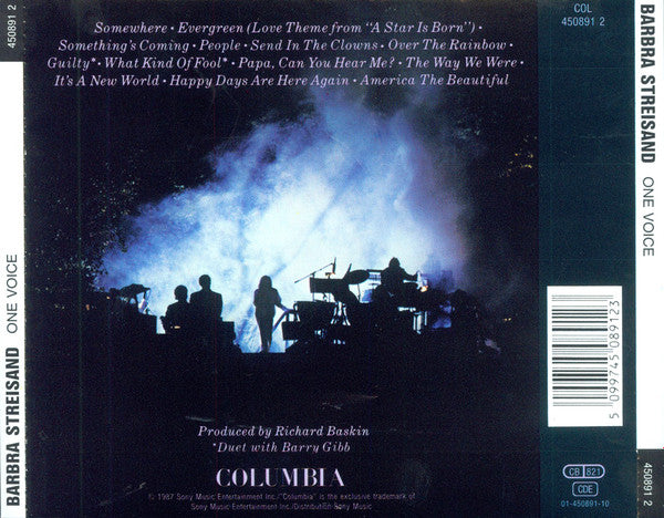 Barbra Streisand : One Voice (CD, Album, RE)