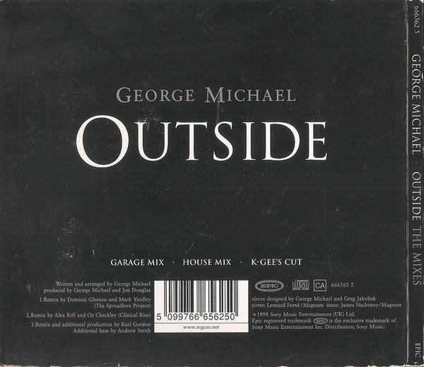George Michael : Outside (The Mixes) (CD, Single, Dig)