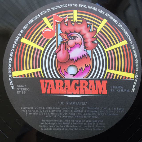 Jack Gadellaa, Henk Westrus : De Stamtafel (LP, Album)