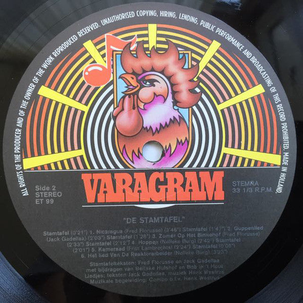 Jack Gadellaa, Henk Westrus : De Stamtafel (LP, Album)