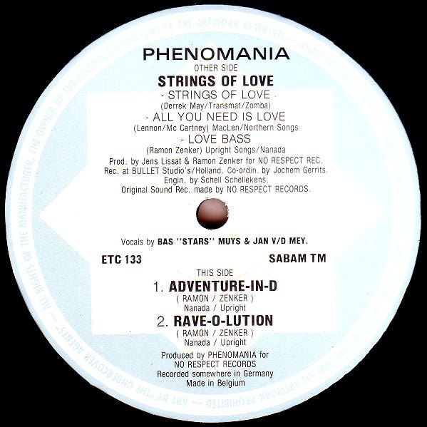 Phenomania : Strings Of Love (12")