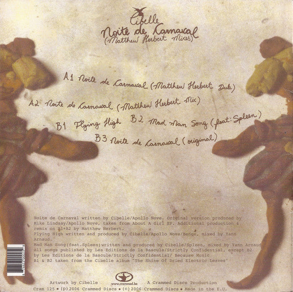 Cibelle : Noite De Carnaval (Matthew Herbert Mixes) (12")