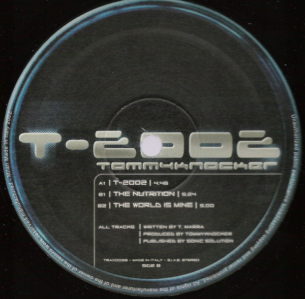 Tommyknocker : T-2002 (12")