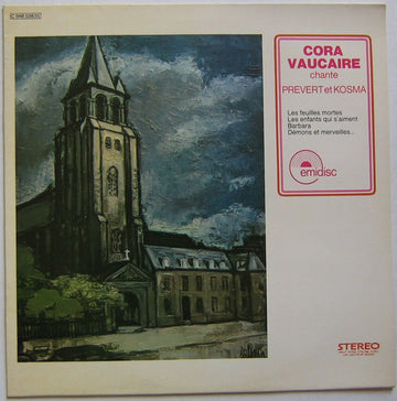 Jacques Prévert / Joseph Kosma - Cora Vaucaire : Chante Prévert Et Kosma (LP, Comp)