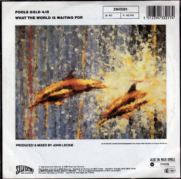 The Stone Roses : Fools Gold 4.15 (7", Single)