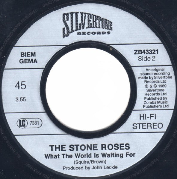 The Stone Roses : Fools Gold 4.15 (7", Single)