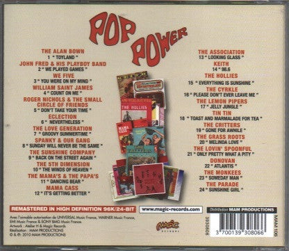 Various : Pop Power 60's et 70's (CD, Comp)